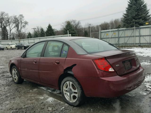 1G8AK52F73Z121440 - 2003 SATURN ION LEVEL RED photo 3