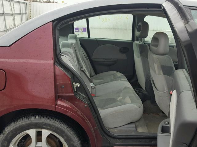 1G8AK52F73Z121440 - 2003 SATURN ION LEVEL RED photo 6