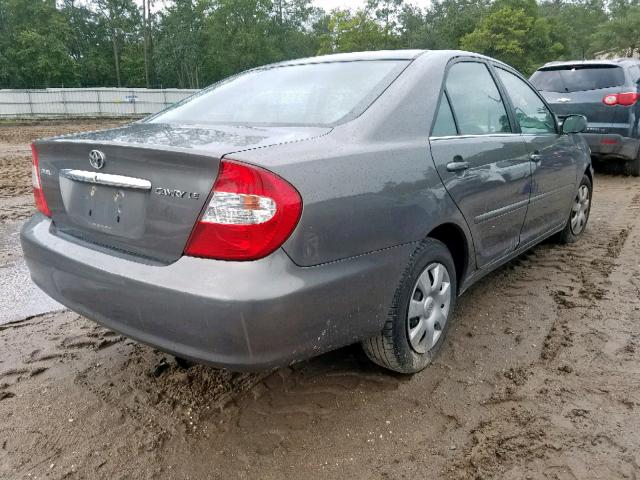 4T1BE32K34U901111 - 2004 TOYOTA CAMRY LE GRAY photo 4