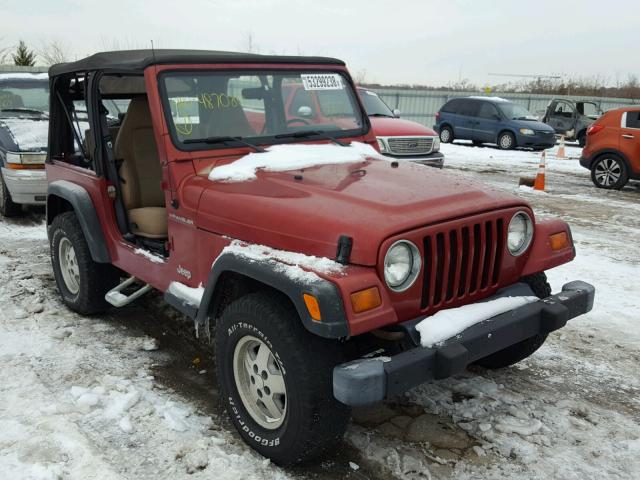 1J4FY29P9XP487080 - 1999 JEEP WRANGLER / MAROON photo 1