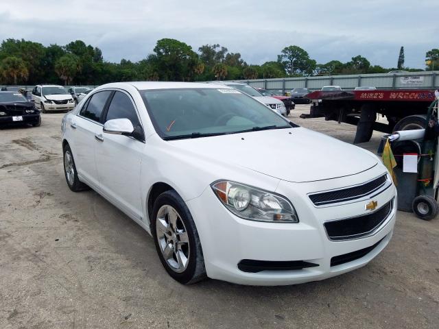 1G1ZB5EB2AF120737 - 2010 CHEVROLET MALIBU LS WHITE photo 1