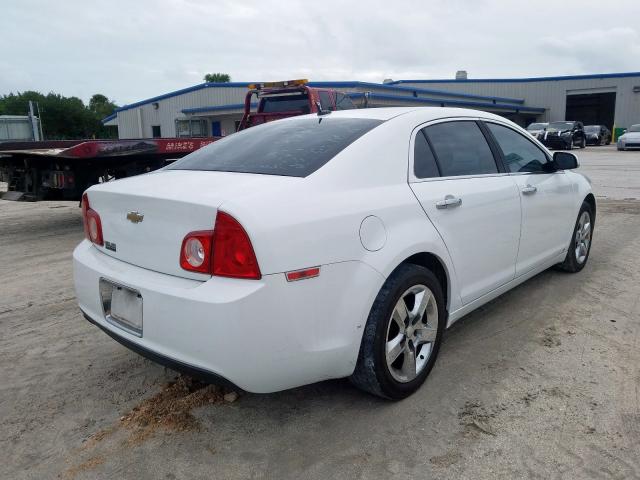 1G1ZB5EB2AF120737 - 2010 CHEVROLET MALIBU LS WHITE photo 4