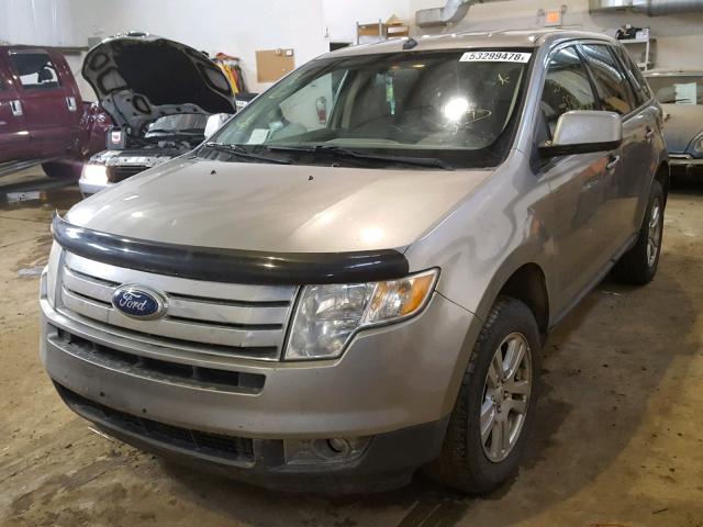 2FMDK48C38BB06255 - 2008 FORD EDGE SEL GRAY photo 2