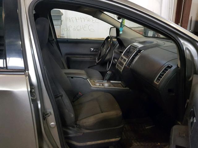 2FMDK48C38BB06255 - 2008 FORD EDGE SEL GRAY photo 5