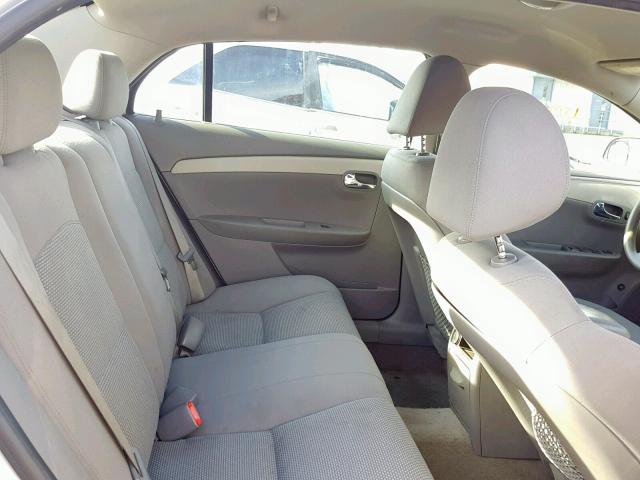 1G1ZC5E01AF237771 - 2010 CHEVROLET MALIBU 1LT SILVER photo 6