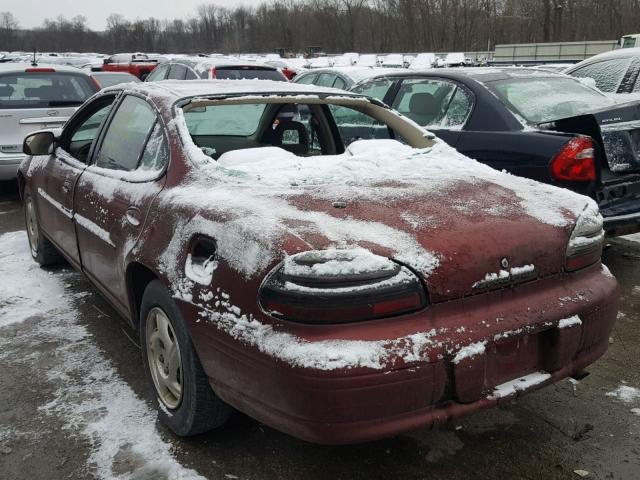 1G2WK52J3YF339453 - 2000 PONTIAC GRAND PRIX RED photo 3