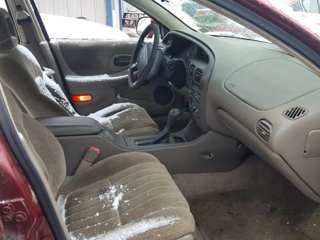 1G2WK52J3YF339453 - 2000 PONTIAC GRAND PRIX RED photo 5