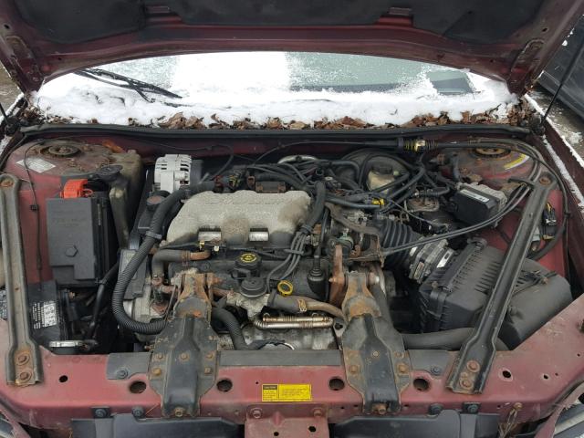 1G2WK52J3YF339453 - 2000 PONTIAC GRAND PRIX RED photo 7