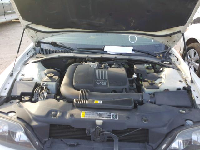 1LNHM87A21Y601512 - 2001 LINCOLN LS WHITE photo 7