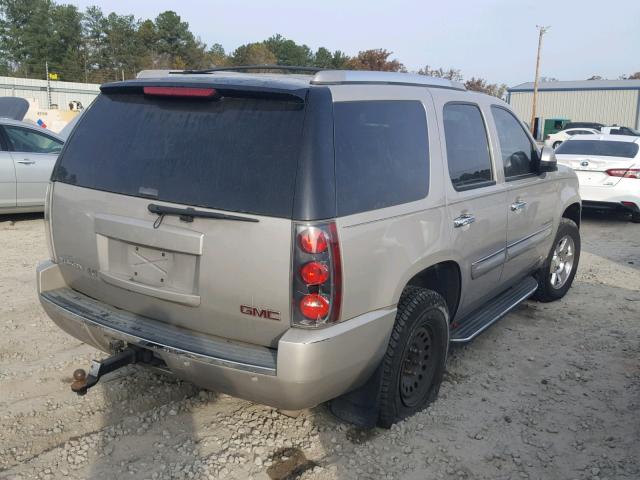 1GKFK63817J300437 - 2007 GMC YUKON DENA TAN photo 4