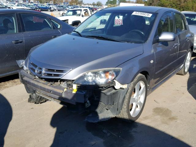 JM1BK143761408026 - 2006 MAZDA 3 HATCHBAC GRAY photo 2