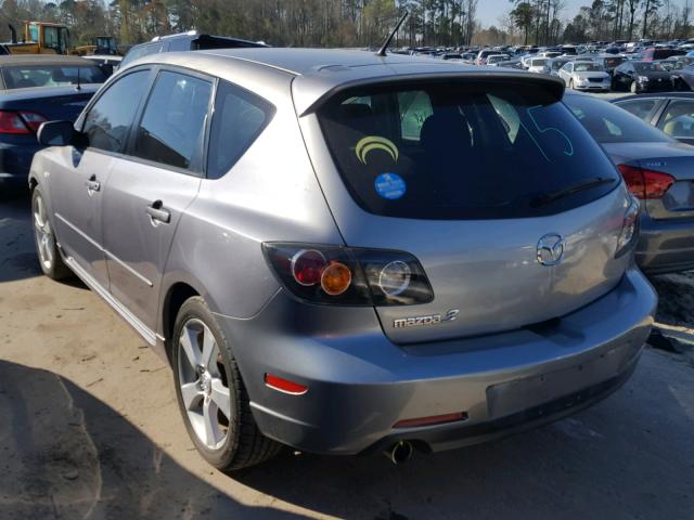 JM1BK143761408026 - 2006 MAZDA 3 HATCHBAC GRAY photo 3