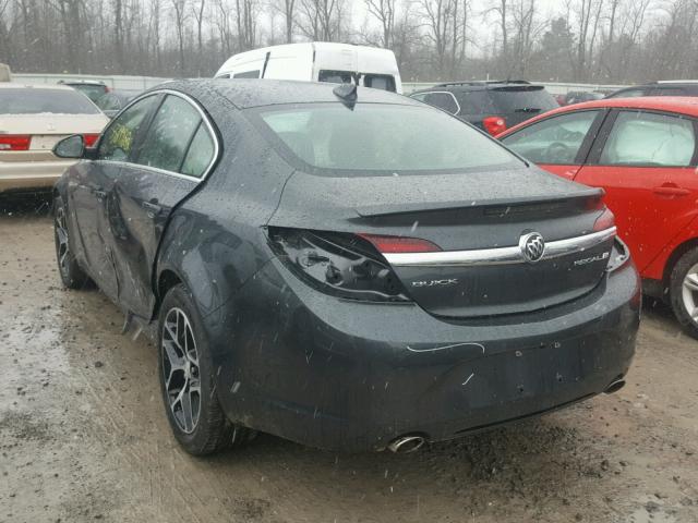 2G4GL5EXXH9125870 - 2017 BUICK REGAL SPOR SILVER photo 3