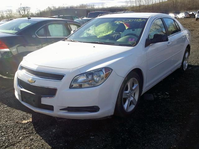 1G1ZA5E18BF119328 - 2011 CHEVROLET MALIBU LS WHITE photo 2