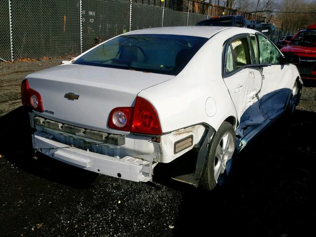 1G1ZA5E18BF119328 - 2011 CHEVROLET MALIBU LS WHITE photo 4