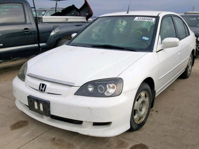 JHMES96683S009794 - 2003 HONDA CIVIC WHITE photo 2