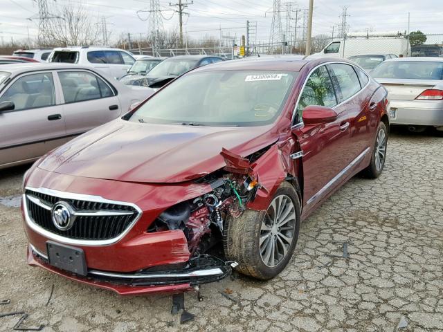 1G4ZN5SSXHU173951 - 2017 BUICK LACROSSE P RED photo 9