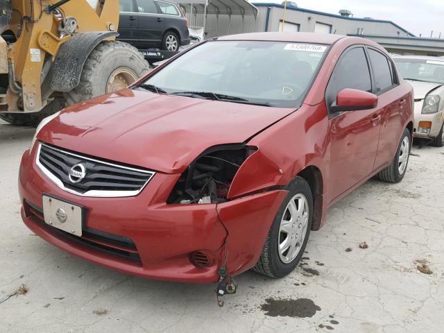 3N1AB6AP7BL684857 - 2011 NISSAN SENTRA 2.0 RED photo 2