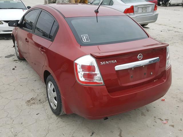 3N1AB6AP7BL684857 - 2011 NISSAN SENTRA 2.0 RED photo 3