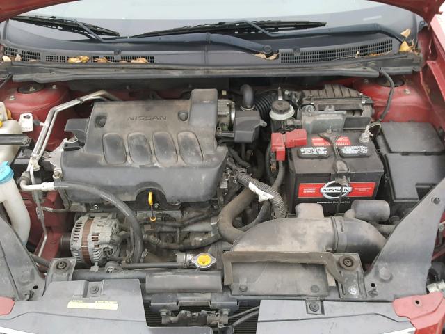 3N1AB6AP7BL684857 - 2011 NISSAN SENTRA 2.0 RED photo 7