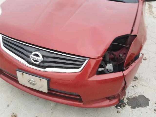 3N1AB6AP7BL684857 - 2011 NISSAN SENTRA 2.0 RED photo 9