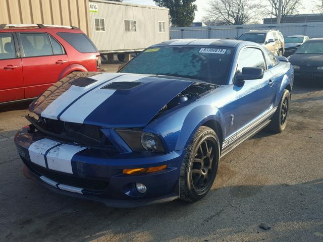 1ZVHT88S495131136 - 2009 FORD MUSTANG SH BLUE photo 2