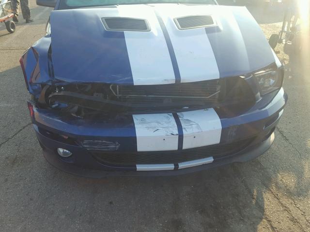1ZVHT88S495131136 - 2009 FORD MUSTANG SH BLUE photo 9