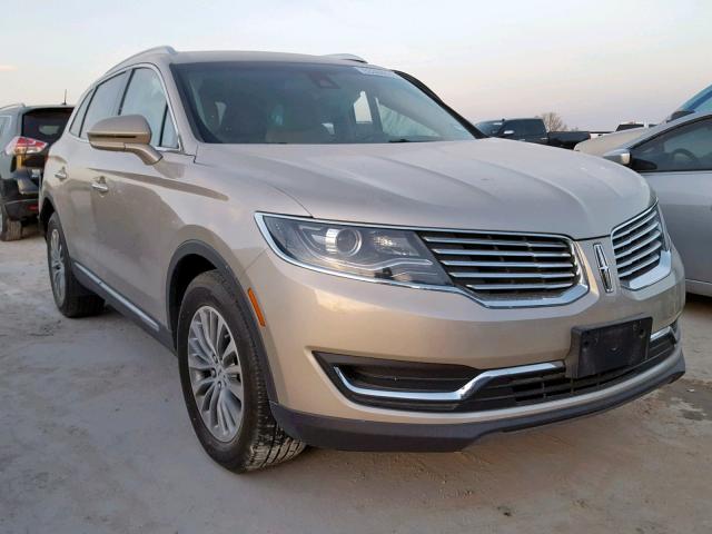 2LMPJ6KRXHBL30202 - 2017 LINCOLN MKX SELECT TAN photo 1