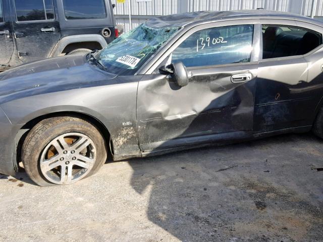 2B3CA3CV7AH183270 - 2010 DODGE CHARGER SX CHARCOAL photo 9