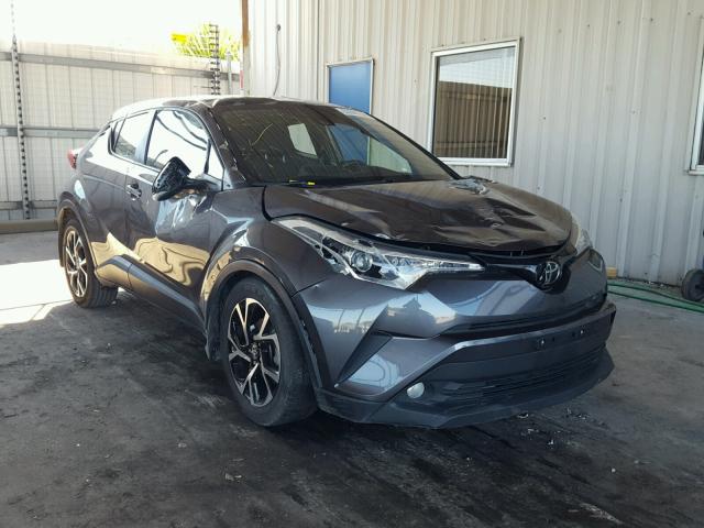 NMTKHMBX4JR017996 - 2018 TOYOTA C-HR XLE GRAY photo 1