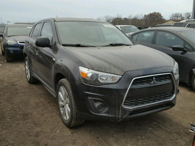 4A4AP3AUXEE010153 - 2014 MITSUBISHI OUTLANDER BLACK photo 1