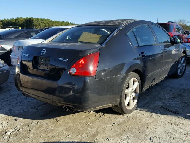 1N4BA41E55C851522 - 2005 NISSAN MAXIMA SE BLACK photo 4