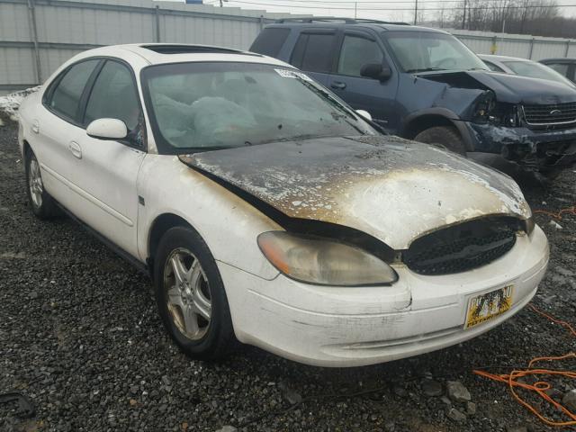 1FAFP56S22A163912 - 2002 FORD TAURUS SEL WHITE photo 1