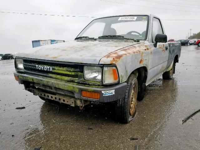 JT4RN81R2K0037039 - 1989 TOYOTA PICKUP 1/2 GRAY photo 2