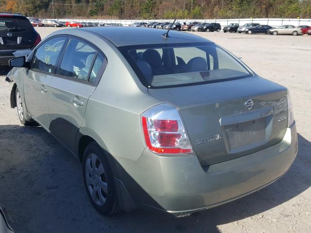 3N1AB61E57L666489 - 2007 NISSAN SENTRA 2.0 GREEN photo 3