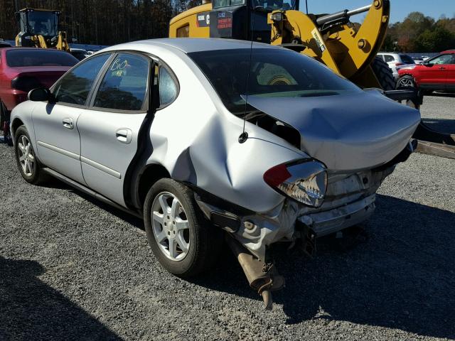 1FAFP56U26A163593 - 2006 FORD TAURUS SEL SILVER photo 3