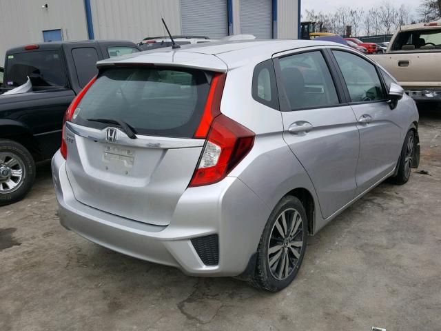 3HGGK5H84FM703432 - 2015 HONDA FIT EX SILVER photo 4