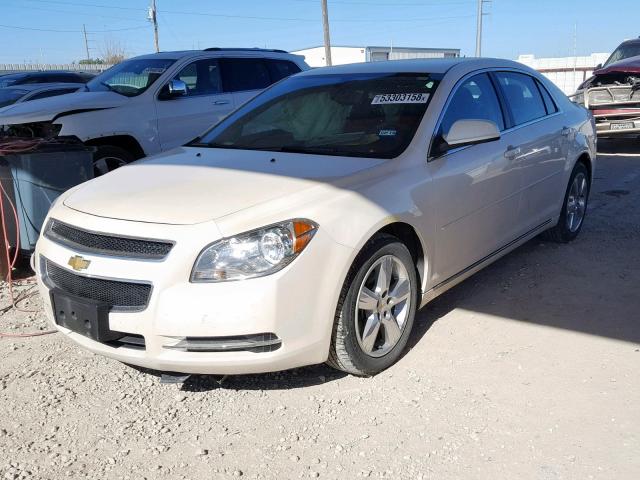 1G1ZC5E16BF234164 - 2011 CHEVROLET MALIBU 1LT WHITE photo 2
