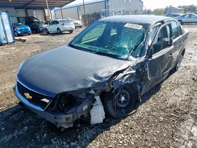 1G1ZS58F27F308522 - 2007 CHEVROLET MALIBU LS GRAY photo 2