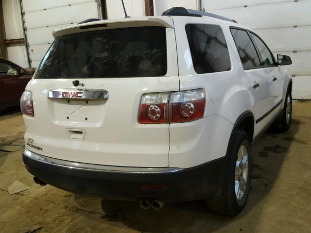 1GKLRKED8AJ265579 - 2010 GMC ACADIA SL WHITE photo 4