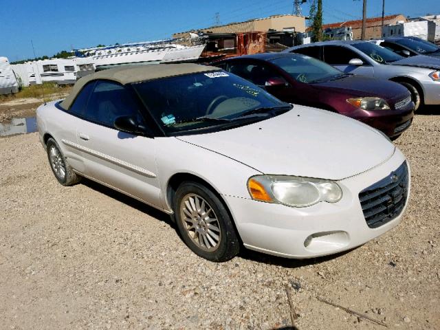 1C3EL55R44N212009 - 2004 CHRYSLER SEBRING LX WHITE photo 1