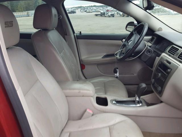 2G1WD58C779166373 - 2007 CHEVROLET IMPALA SUP წითელი ფოტო 5