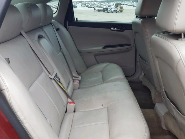 2G1WD58C779166373 - 2007 CHEVROLET IMPALA SUP წითელი ფოტო 6