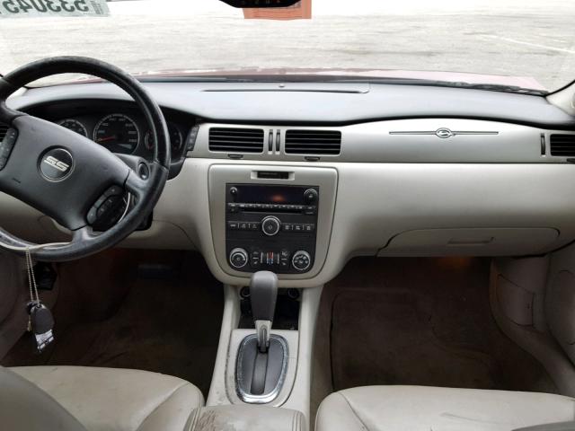 2G1WD58C779166373 - 2007 CHEVROLET IMPALA SUP წითელი ფოტო 9