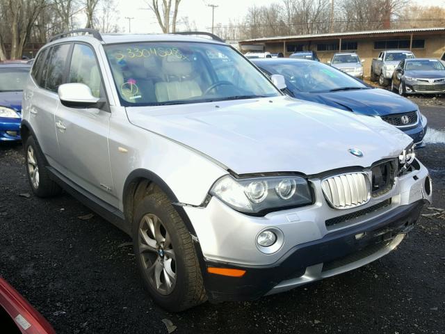 WBXPC9C40AWJ32458 - 2010 BMW X3 XDRIVE3 SILVER photo 1