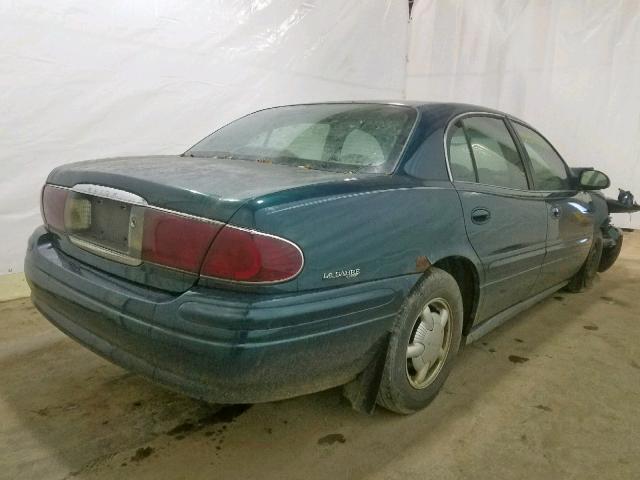 1G4HP54K2YU173252 - 2000 BUICK LESABRE CU GREEN photo 4