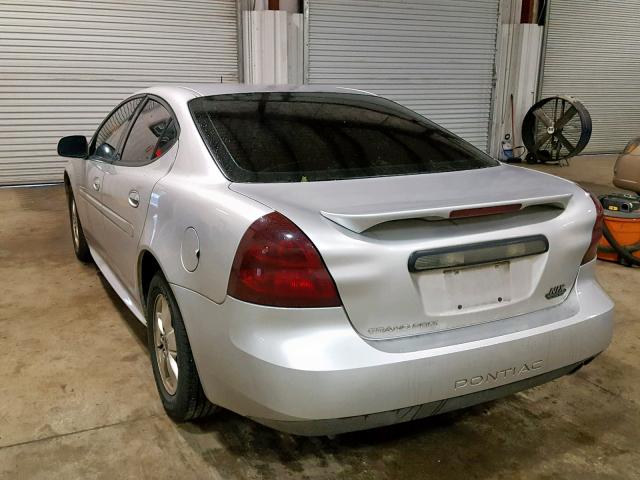 2G2WP522351149178 - 2005 PONTIAC GRAND PRIX SILVER photo 3