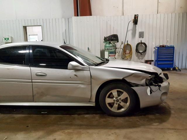 2G2WP522351149178 - 2005 PONTIAC GRAND PRIX SILVER photo 9