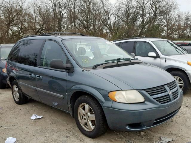 1D4GP45R86B732093 - 2006 DODGE CARAVAN SX BLUE photo 1