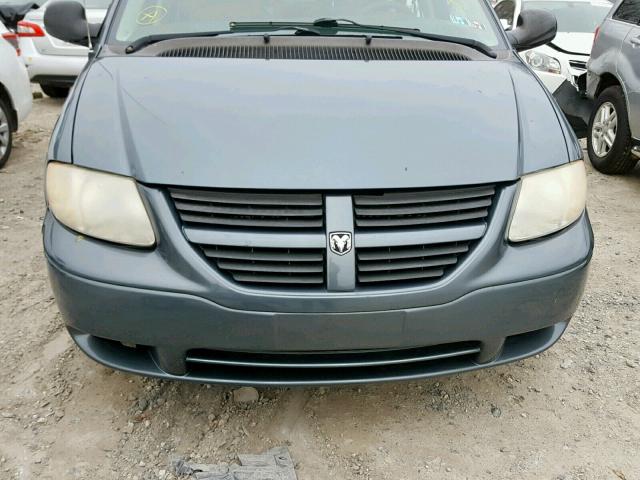 1D4GP45R86B732093 - 2006 DODGE CARAVAN SX BLUE photo 7